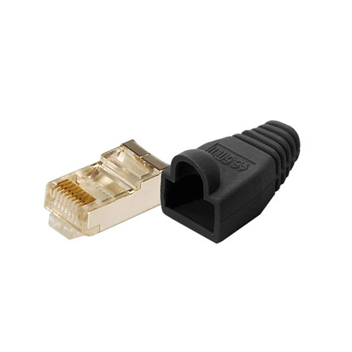 Βύσματα Δικτύου Logilink Patchplug RJ45 Cat5e Shielded 100pcs Black