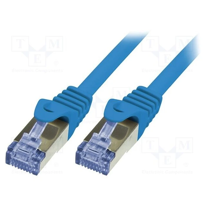 Καλώδιο Δικτύου Logilink RJ45 7.50m Blue Cat6A S/FTP