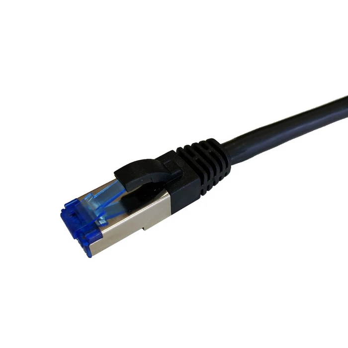 Καλώδιο Δικτύου RJ45 0.50m Black Cat6A S/FTP