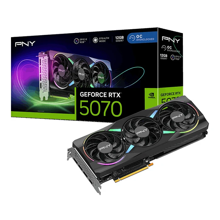 Κάρτα Γραφικών PNY 5070 RTX ARGB EPIC-X RGB OC 12GB/3xDP/HDMI