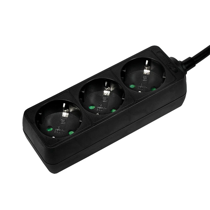 Πολύπριζο Logilink socket 3-fold 1.5m / Black