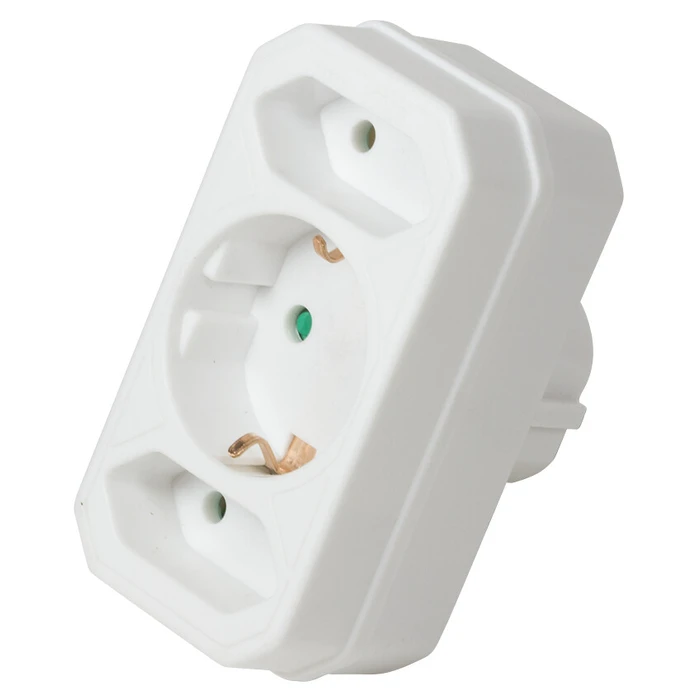 Ταφ Logilink socket adapter 3-fold / White