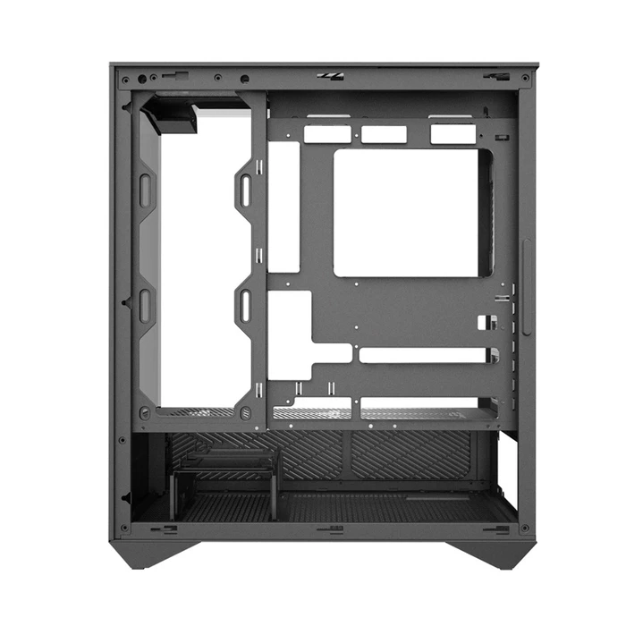 Κουτί Υπολογιστή Darkflash DY460 Midi Tower Μαύρο με Πλαϊνό Παράθυρο και ARGB (4 Fans)