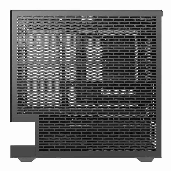Darkflash Floatron F1 Gaming Midi Tower PC Case with Side Window and ARGB Lighting - Black (F1 Black + 6 fans)