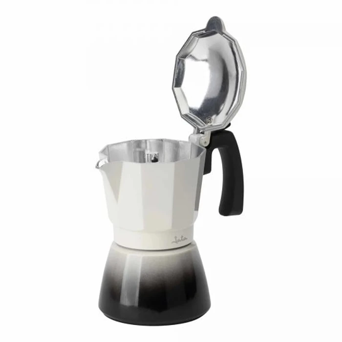 Μπρίκι Espresso JATA Italian Bistrea Induction Aluminium Body 9Cups White-Black Hcaf2409