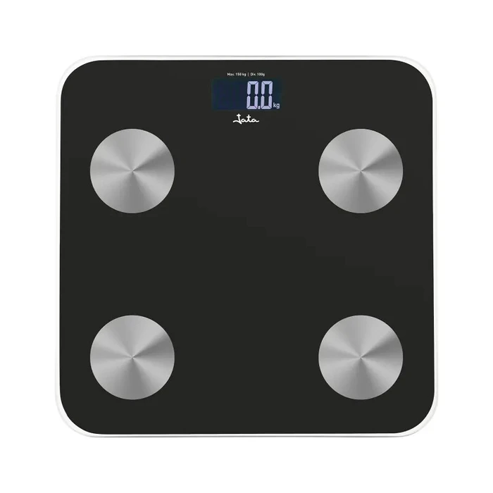 Ζυγαριά Μπάνιου JATA Smart Scale Digital Lcd Up To 15 Users Black HBAS1155