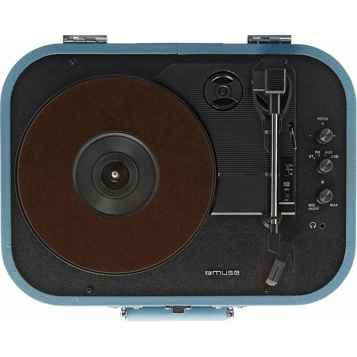 Πικάπ Muse Bluetooth MT-201BVB Muse με USB Γαλάζιο