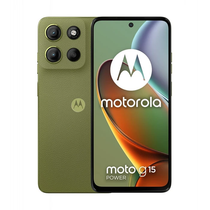 Smartphone Motorola XT2521-5 Moto G15 Power 4G Dual Sim 8GB 256GB - Iguana Green