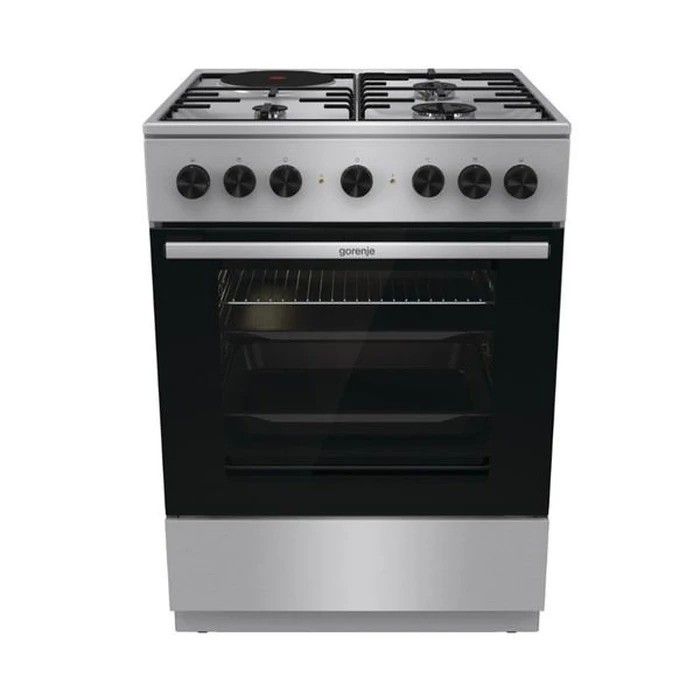 Κουζίνα Αερίου & Ρεύματος Gorenje GK6B42XD Inox