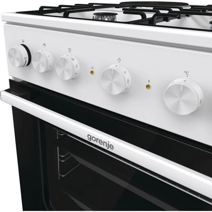 Κουζίνα Αερίου & Ρεύματος Gorenje GK6B43WD White