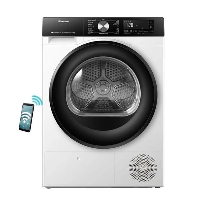 Στεγνωτήριο Hisense DH3S802BW2 8kg