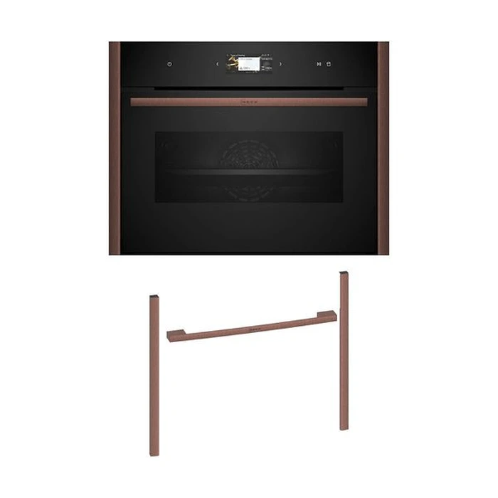 Φούρνος Εντοιχιζόμενος Neff NFS45E2B0 C29FS3AY0 & 45cm Brushed Βronze Flex