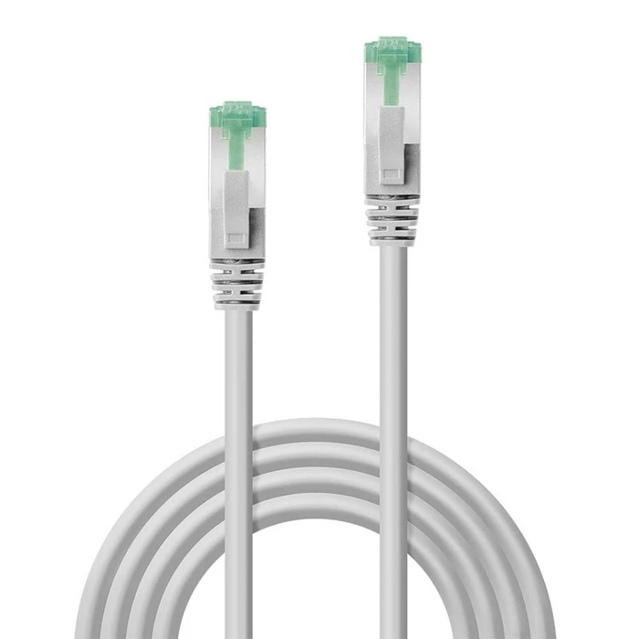 Καλώδιο Δικτύου Lindy Cat.6A S/FTP GRS TPE Gray 0.5m