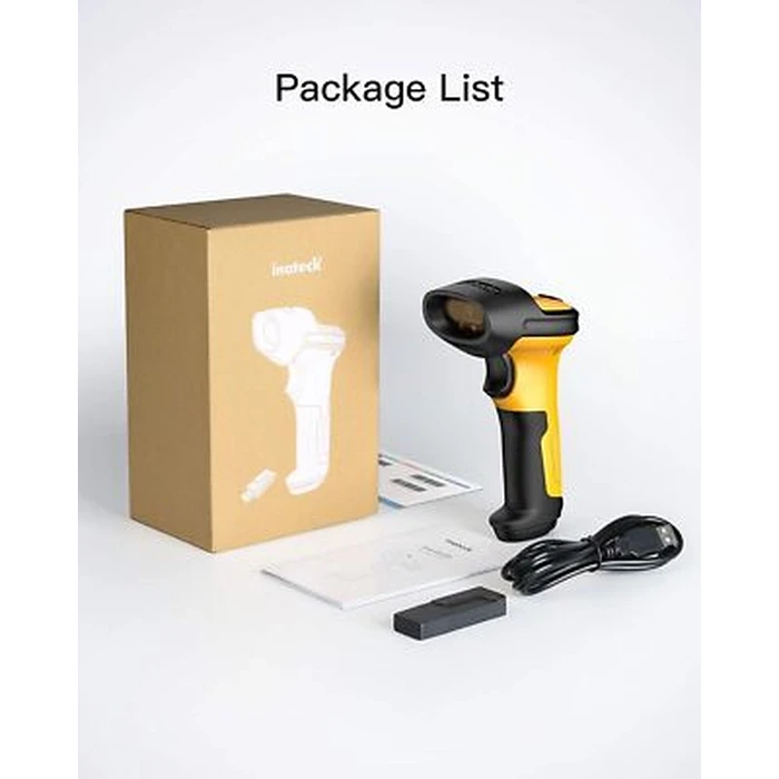 Barcode Scanner Inateck P6 yellow [BCST-P6_yellow]