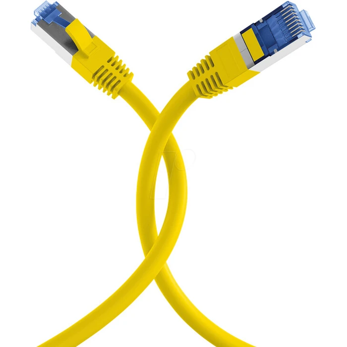 Καλώδιο Δικτύου EFB RJ45 S/FTP,Cat.6A,Cat7 TPE superflex,3m,Yellow