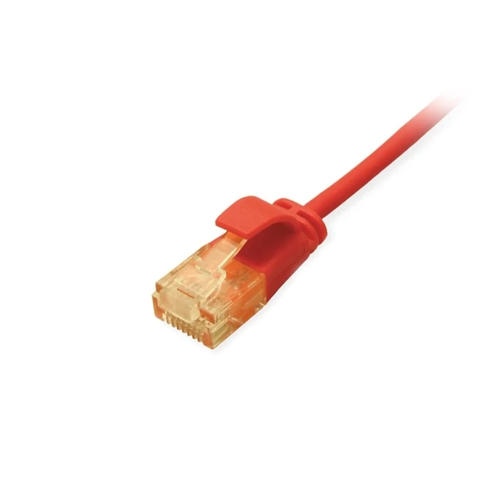 Καλώδιο Δικτύου Equip Cat6A Slim U/UTP 2xRJ45 0.50m Red LSZH polybag