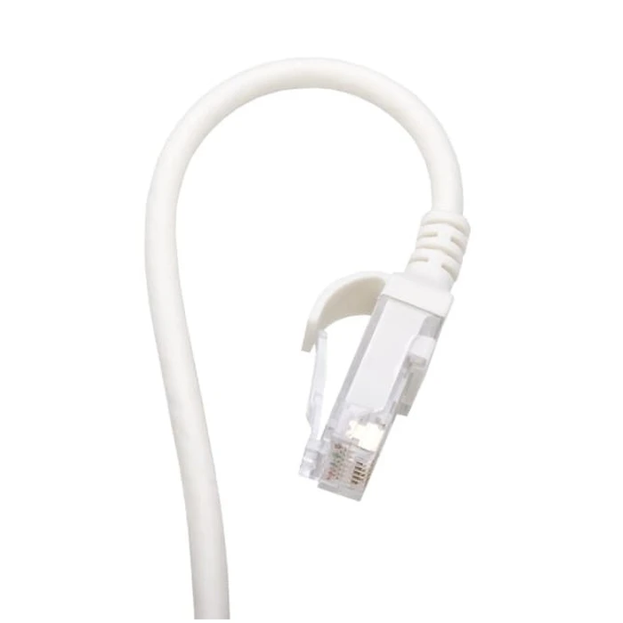 Καλώδιο Δικτύου EFB RJ45 flat U/UTP, Cat.6A, PVC, 3m, White