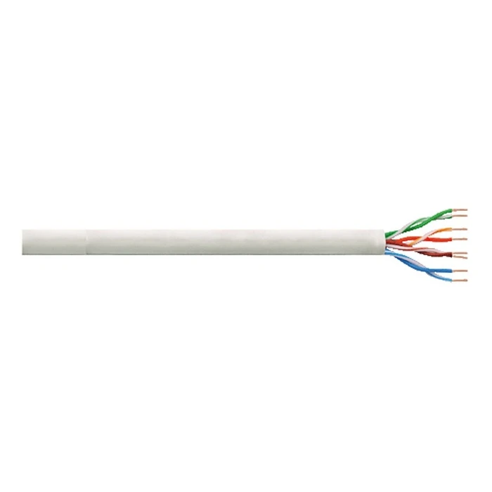 Καλώδιο Δικτύου Logilink CAT6 U/UTP CU PVC 100,00m Gray