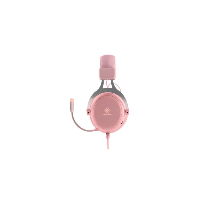 Gaming Headset Deltaco Stereo Klinke, LED, pink