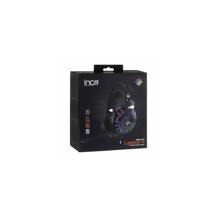 Gaming Headset Inca IGK-TX10 7.1, USB, RGB-LED
