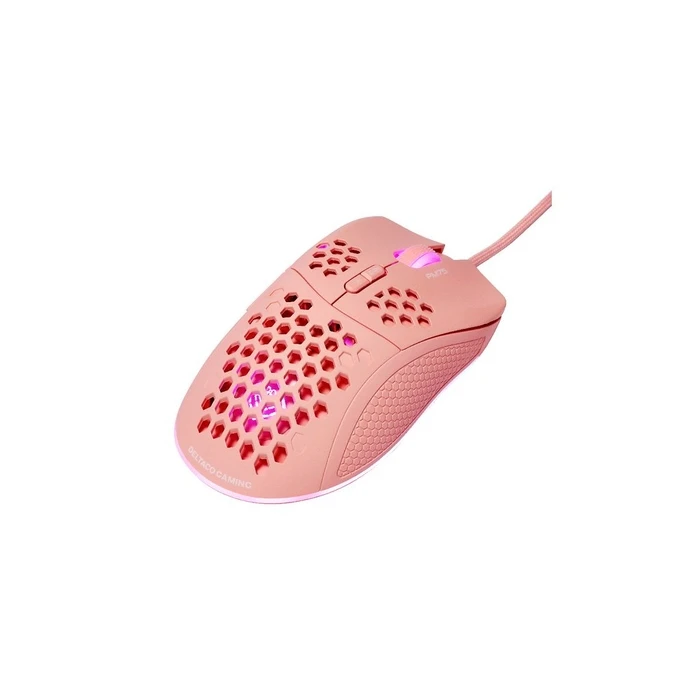 Gaming Ποντίκι Deltaco USB, RGB, pink