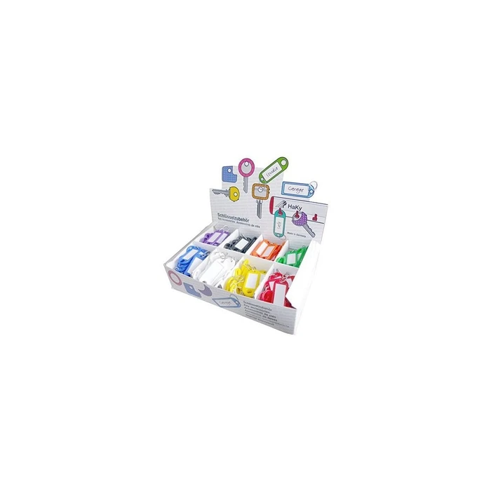 Μπρελόκ Wedo fobs with S-hook in a display of 200