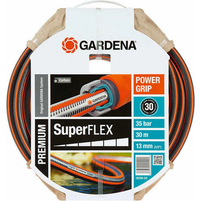 Λάστιχο Ποτίσματος Gardena Premium SuperFLEX 13 mm (1/2") 30m oA
