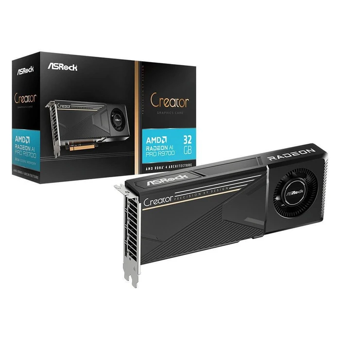 Κάρτα Γραφικών ASRock AI Pro R9700 Creator 32GB DDR6 4x DP