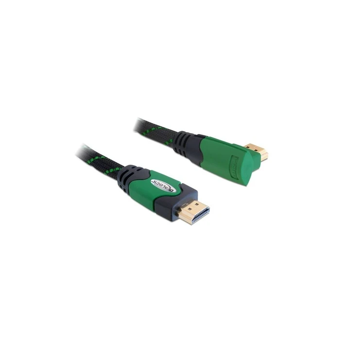 Καλώδιο HDMI Delock Ethernet A -> A M/M 3.00m 90° rechts