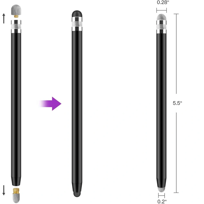 Tech-Protect USP100 4-tip Touch Stylus Pen Violet/pink