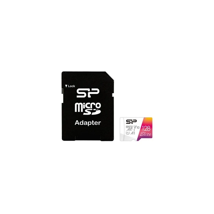 Κάρτα Μνήμης microSD 128GB Silicon Power UHS-1 Elite/CL.10 inkl.Adap