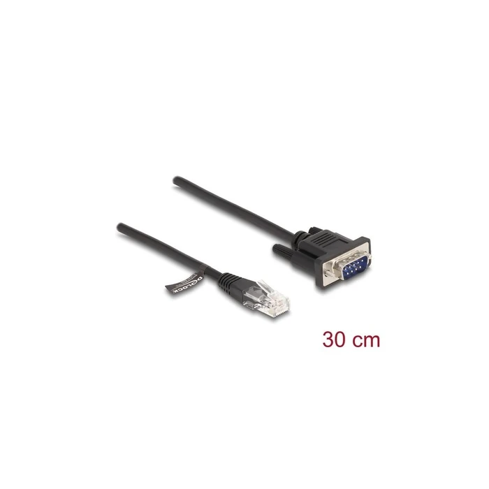 Καλώδιο Σειριακό Delock RJ45 Plug to Serial RS-232 D-Sub 9 Stecker