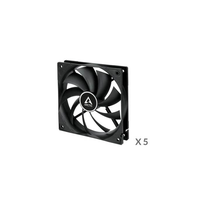 Case Fan 12cm Arctic 120*120*25 F12 Value Pack Black (5pcs)