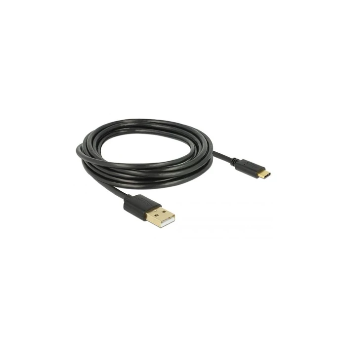 Καλώδιο USB Delock USB 2.0 A > C 3.0m Black