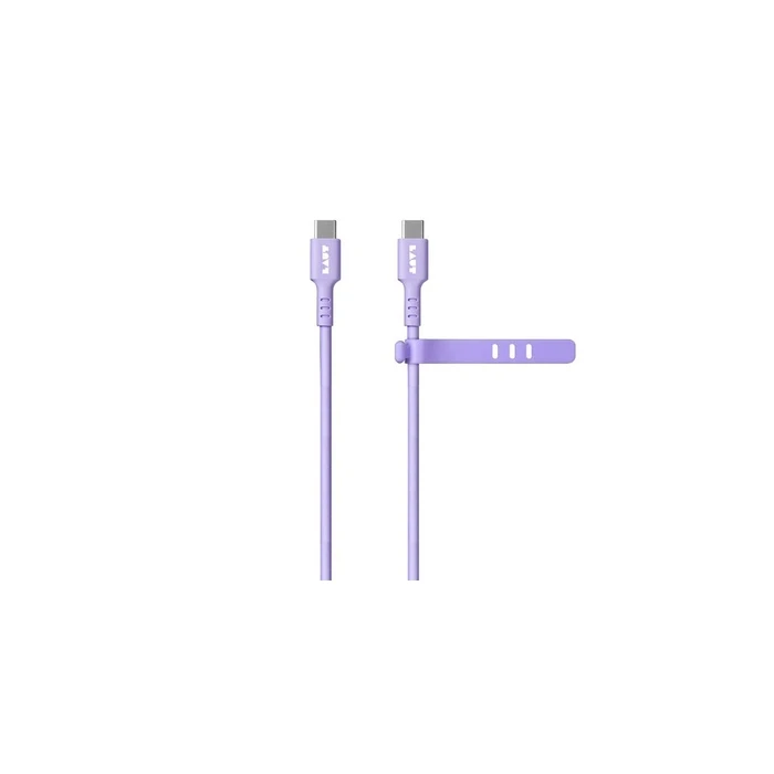 Καλώδιο USB Laut LINK USB-C to USB-C 1.5m 60 Watt purple