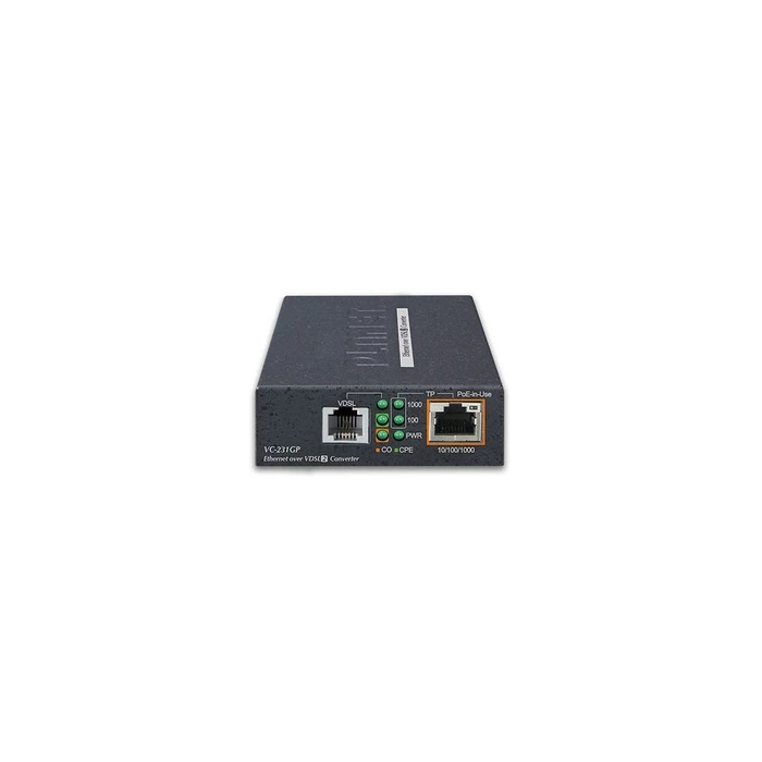 Converter Planet 1-Port 10/100/1000T PoE+ Ethernet to VDSL2