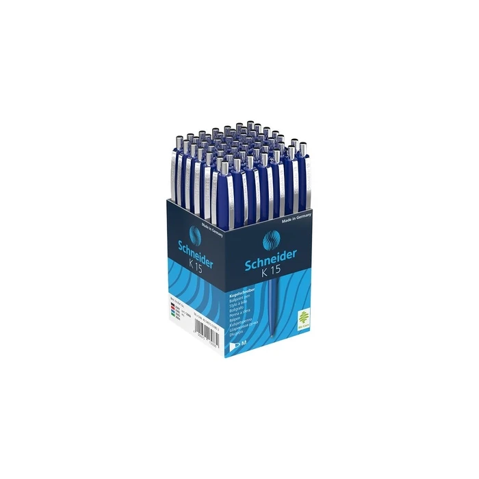 Στυλό Schneider Ballpoint K15 Blue ink Blue 50 pcs.