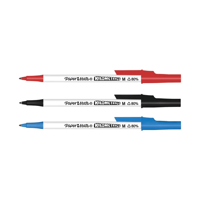 Στυλό Papermate Ballpoint Kilometrico Reycled M Sortiert 8er Blister