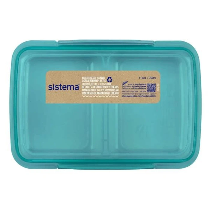 Δοχείο Φαγητού Sistema Small Split 350 ml 1 pieces recycelt
