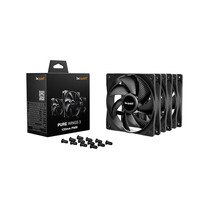 Case Fan 12cm Be quiet Pure Wings 3 PWM 3-Pack