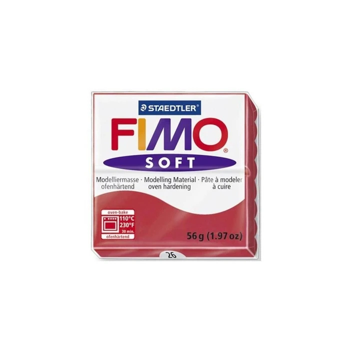 Πηλός Fimo Mod.masse Fimo soft cherry red
