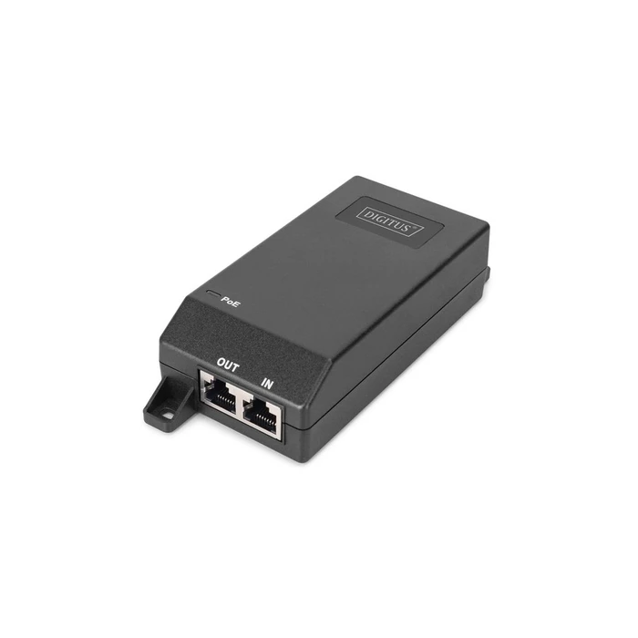 PoE Injektor Digitus Gigabit Ethernet 802.3at 30W Black