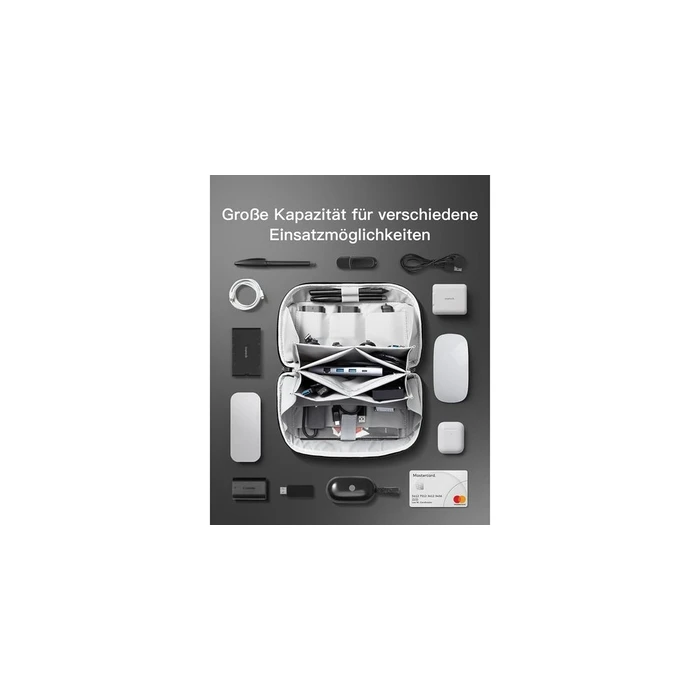 Τσαντάκι Καλωδίων Inateck AB03007 Black 26cm * 15cm * 10cm