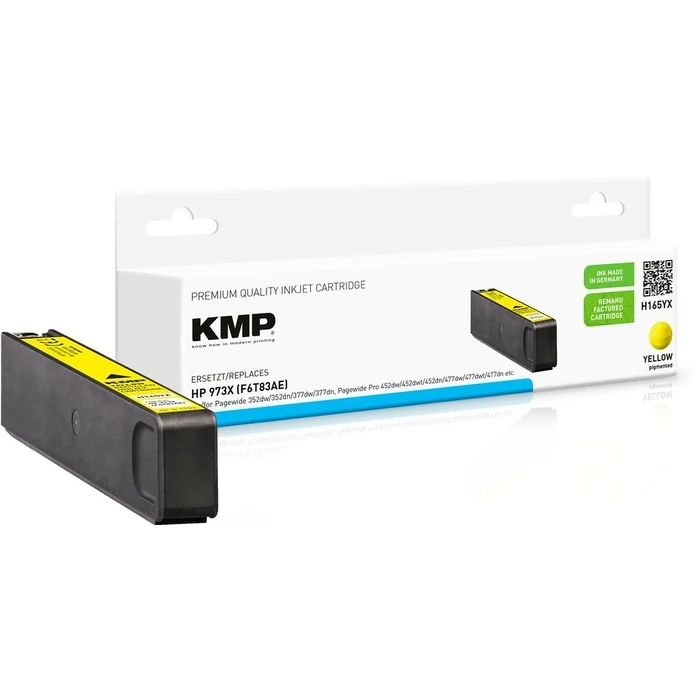 Μελάνι Συμβατό KMP HP 973X (F6T83AE) yellow 7000 S. Hybrid-Chip refilled