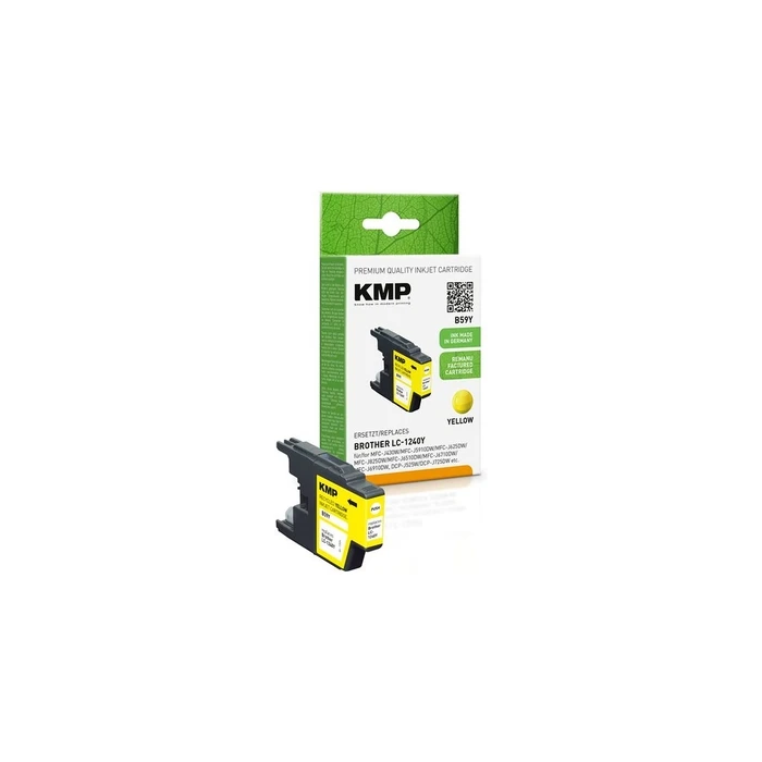 Μελάνι Συμβατό KMP Brother LC-1240Y 600 S. yellow remanufactured