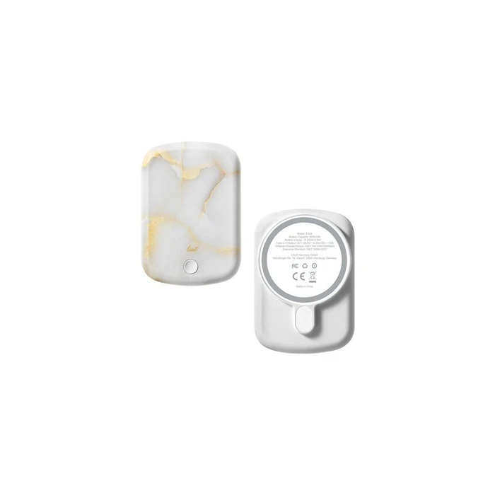 Θήκη Κινητού Laut POWER CHARGE White Marble comp.with MagSafe