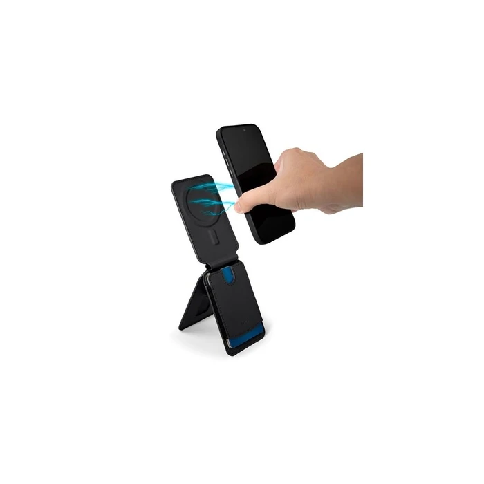 Θήκη Κινητού Laut MAGADD Card Wallet Black MagSafe with stand function