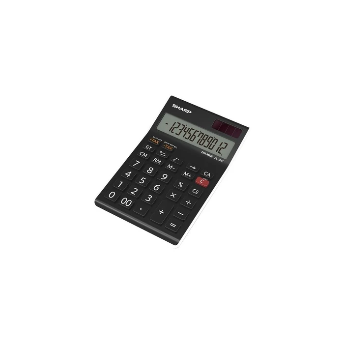 Αριθμομηχανή Sharp EL-124 TWH Solar/ Battery