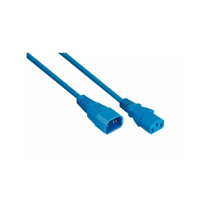 Καλώδιο Τροφοδοσίας Kabelmeister Extension C14 to C13 Blue 2m