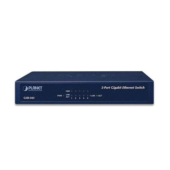 Network Switch Planet 5-Port 10/100/1000Mbps Gigabit Ethernet